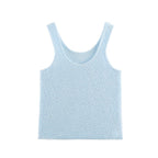 Women's Clothing 2025 New Style European And American Fashion Simple Pearl Decoration Knitted Top Knitted Vest