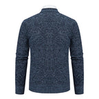 Cardigan Tricot Homme Col V – Pull Casual Chaud Automne Hiver M-4XL