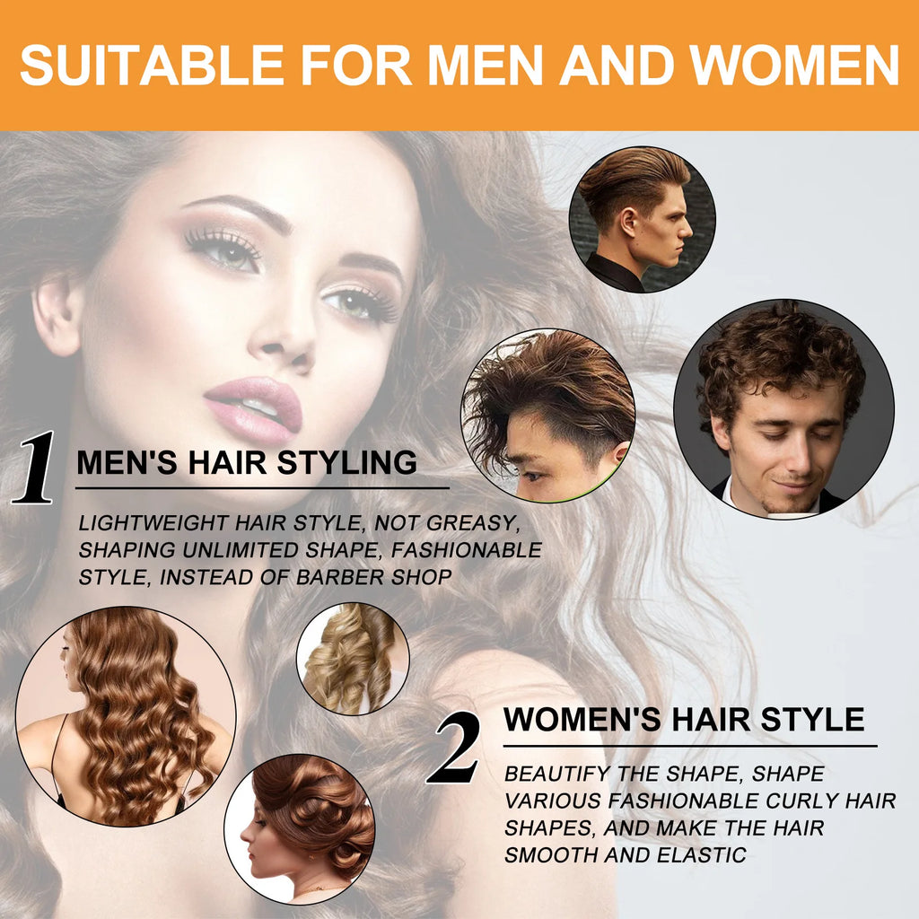 Hair Volumizing Cream Curly Hair Elastin Enhancer Hairstyle Conditioner Repair Frizz Smoothing Moisturizing Boost Defining Cream