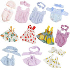 Dress Vest Dolls Outfit Clothes For 16 inch 40cm Baby Doll Cute Jumpers Rompers Doll Clothes Doll Accessories Kids Toys