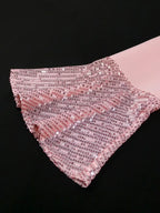 Robe femme à volants – Coupe fourreau et manches longues