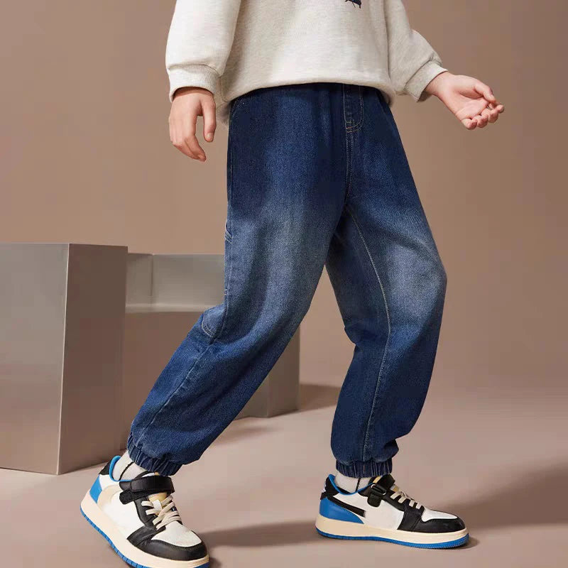 IENENS Kids Boys Clothes Jeans Pants Children Wears Denim Clothing Infant Baby Trousers Bottoms 4 5 6 7 8 9 10 11 Years