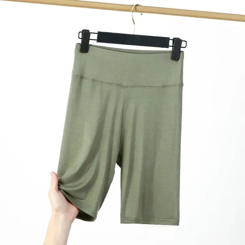 Plus Size Safety Shorts Women Summer Cotton Elastic Boyshorts Panties Female High Waist Anti Rubbing Underskirt Shorts 45-130KG