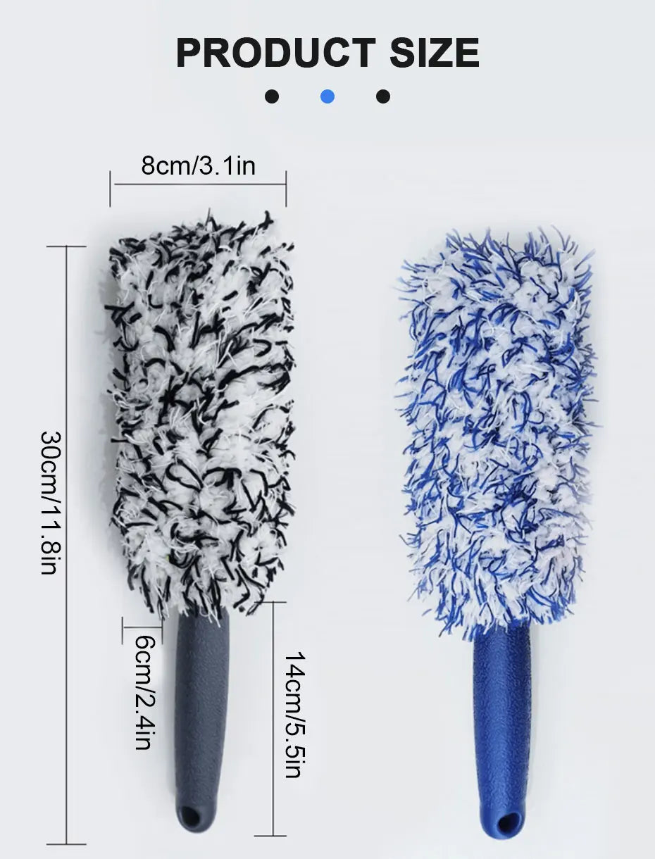 SEAMETAL Car Cleaning Brush Car Cleaning Wheel Brush Super Soft Car Detailing Pocket Mitt Brush Tool for Car Care Accessories