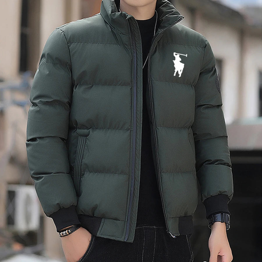 Veste homme épaisse – Fermeture zippée et doublure polyester
