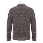 Cardigan Tricot Homme Col V – Pull Casual Chaud Automne Hiver M-4XL