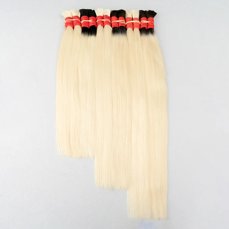 Wholesale Human Meches Bundles Human Hair 613 Straight Extensions Cheveux Natural Human Hair Bulk For Mega 18-30inches 100%