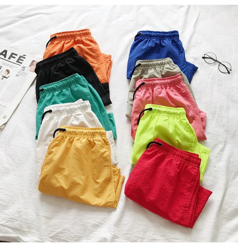 Men Summer Swim Shorts Trunks Beach Board Shorts waterproof Men's Running Sports Surffing Casual Short pants beach fitness pants