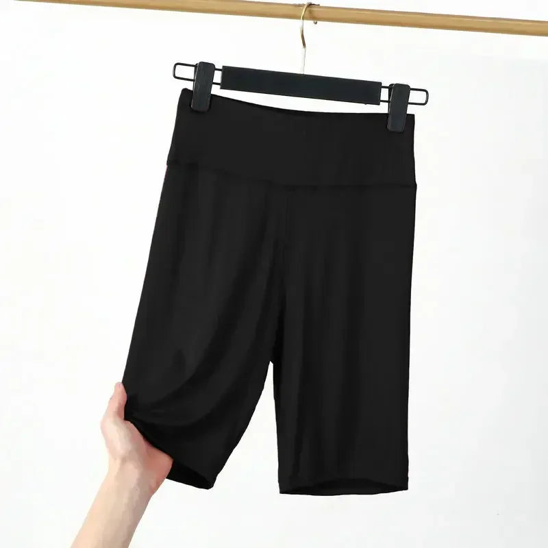 Plus Size Safety Shorts Women Summer Cotton Elastic Boyshorts Panties Female High Waist Anti Rubbing Underskirt Shorts 45-130KG