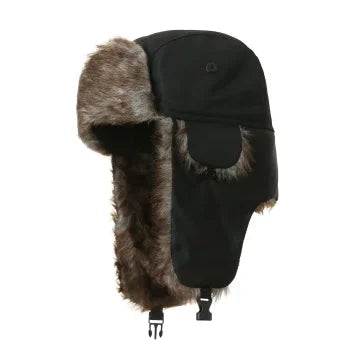 Unisex Warm Men's Women's Trapper Cap Aviator Trooper Earflap Winter Flaps Ski Hat New Er Hats Russian Faux Fur Hats