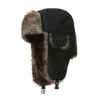Unisex Warm Men's Women's Trapper Cap Aviator Trooper Earflap Winter Flaps Ski Hat New Er Hats Russian Faux Fur Hats