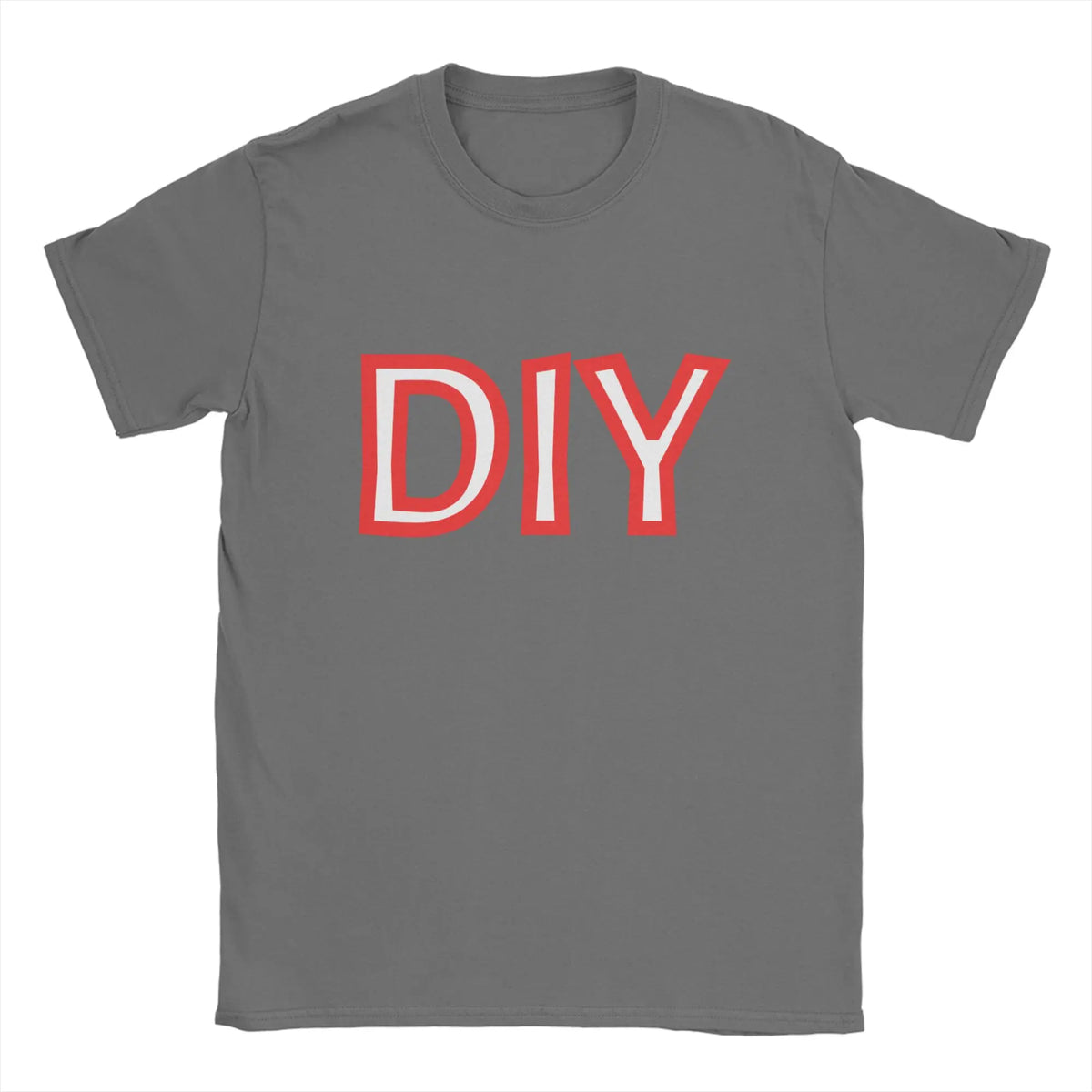 Men Women T-Shirts DIY Novelty Pure Cotton Tee Shirt Short Sleeve  T Shirts Round Collar Tops Plus Size Gift