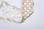 Weird Puss Hottie Polka Dot 2-Piece Set Women Halter Chest Wrapped