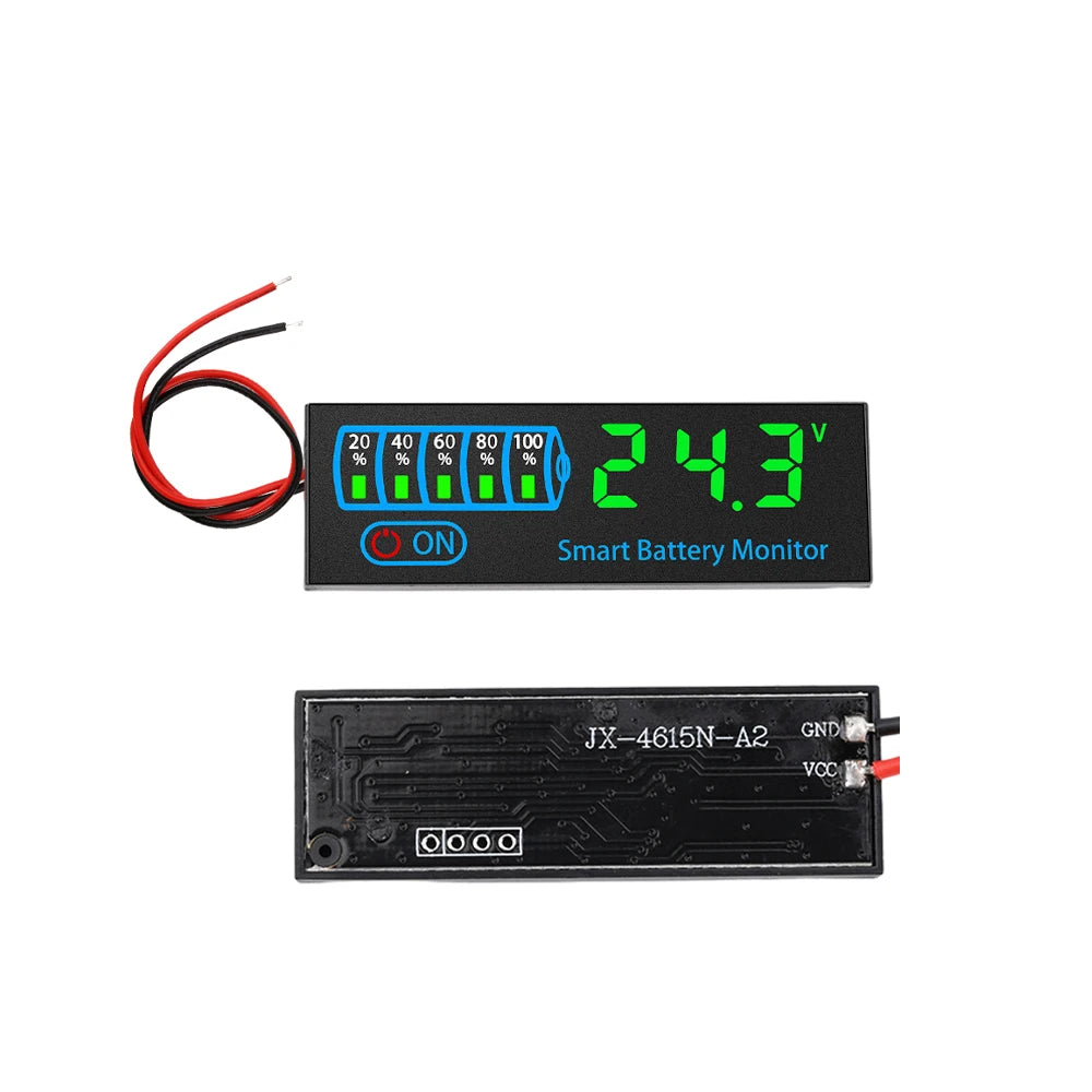 Indicateur de Charge Batterie LED DC 7-55V