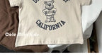 Pure Cotton Kids T-shirt Summer Clothes Short Sleeved Tops Tees Children Costume Fashion Cartoon Boys T Shirts Round Collar