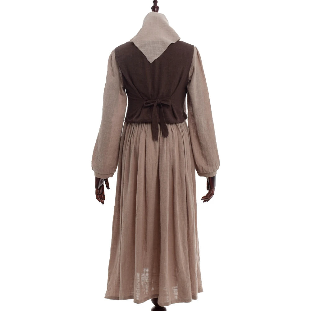 Robe Victorienne Vintage Manches Longues