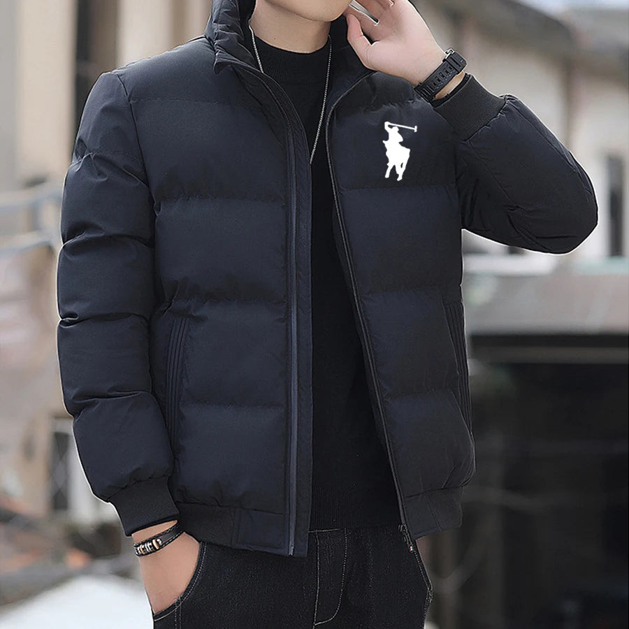 Veste homme épaisse – Fermeture zippée et doublure polyester