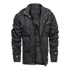 2025 New Men Velvet Cotton Jacket Autumn Winter Thickened Casual Coat Workwear Style Outdoor Warm Fleece Lined Mens Coat