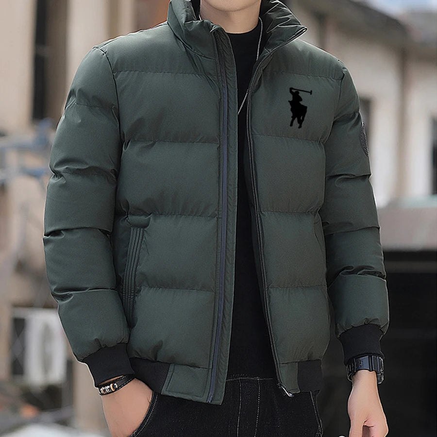 Veste homme épaisse – Fermeture zippée et doublure polyester