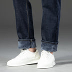 2026 Winter Fleece Thick Warm Men Jeans Slim Skinny Stretch Straight Classic Version of  Denim Plush Pants Male Brand Clothing