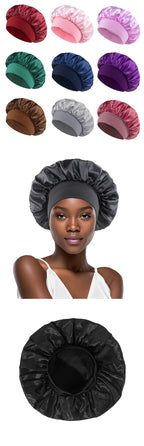 Women Satin Bonnet Hair Bonnet for Sleeping Hair Care Silk Bonnets
