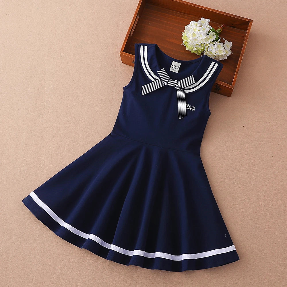 Kids Dresses for Girls Clothes Cotton Summer Dresses for 5 6 7 8 9 10 11 12 Years Casual Sleeveless Children's Clothing