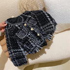 Veste ou pantalon évasé enfant noir – Pièces vendues séparément