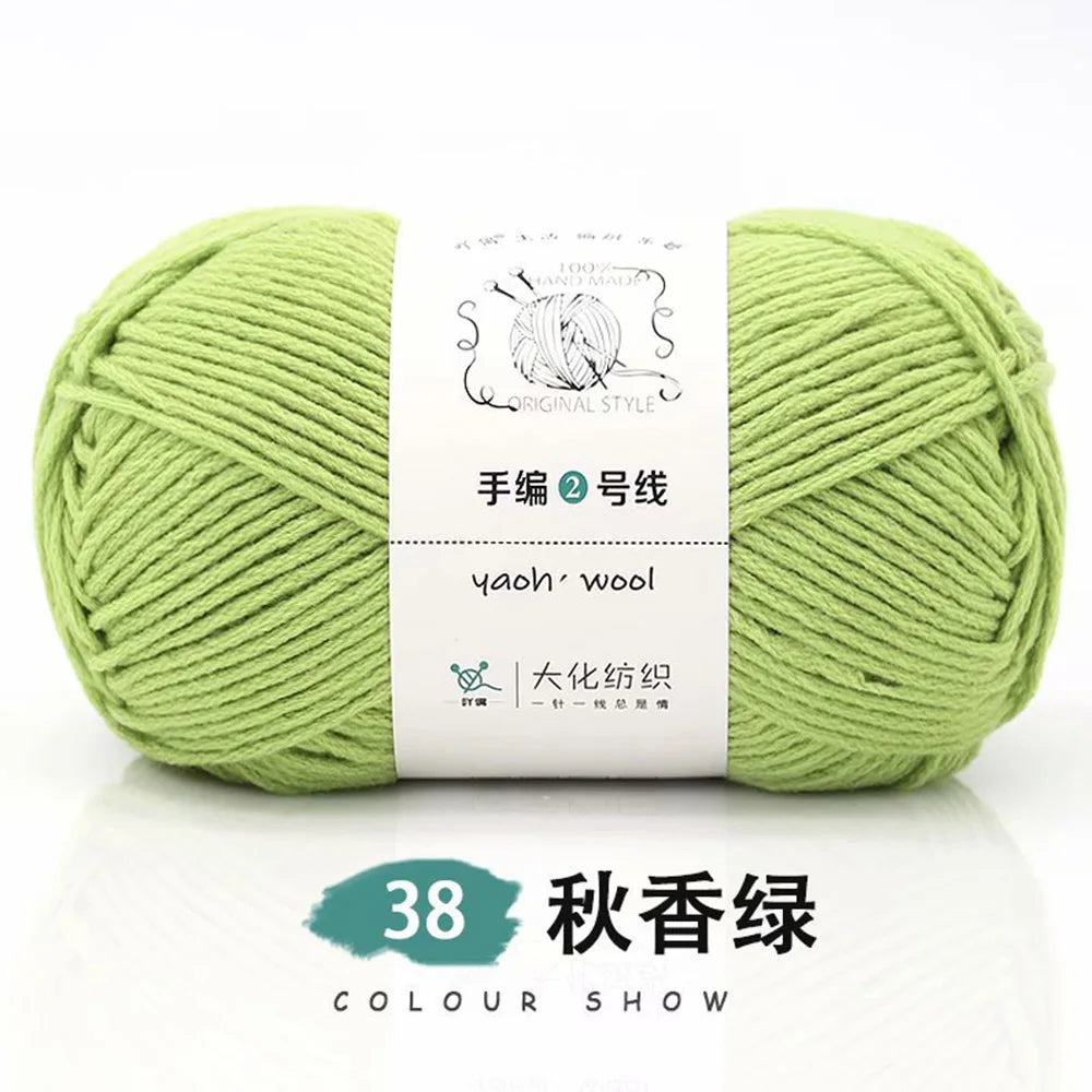Pelote de laine soie et coton — Tricot, Crochet, Écharpe, Pull (100g)