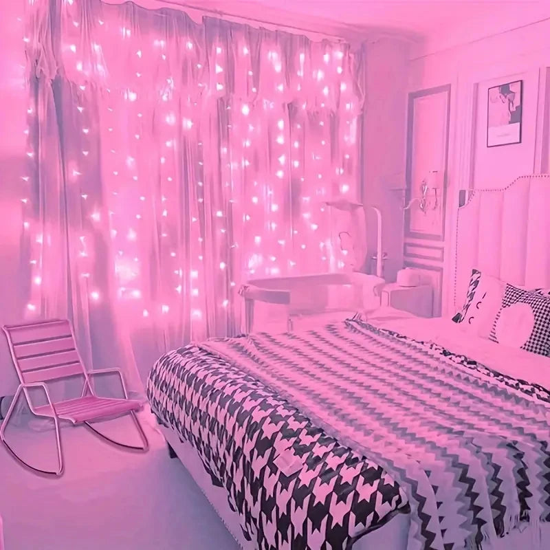 Guirlande LED Rideau 8 Modes – Télécommande