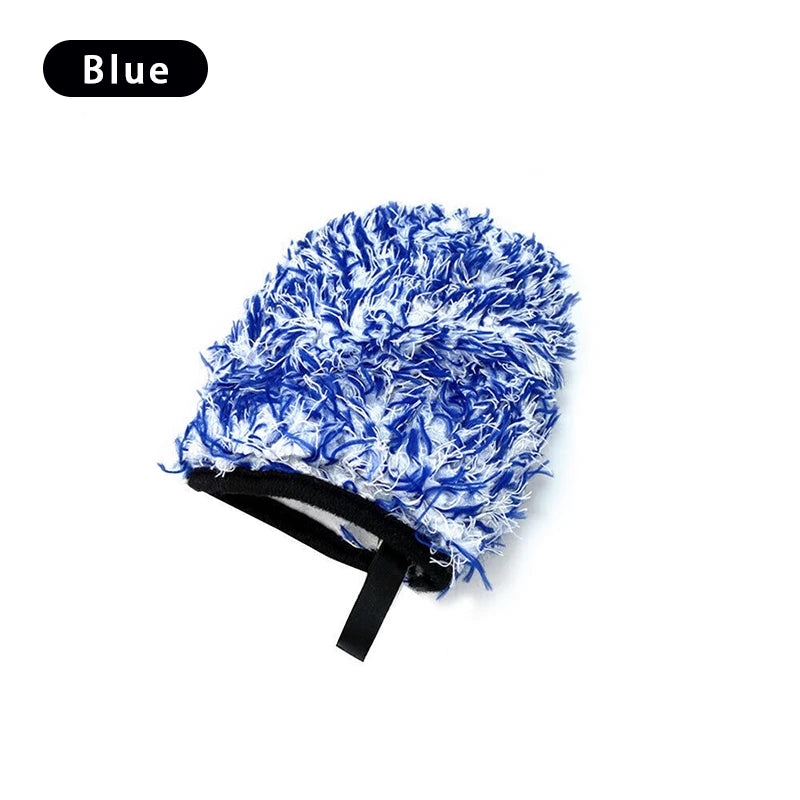 SEAMETAL Car Cleaning Brush Car Cleaning Wheel Brush Super Soft Car Detailing Pocket Mitt Brush Tool for Car Care Accessories