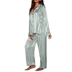 Sleepwear Summer Wear New Women's Youth Stripe Ice Silk Thin Short