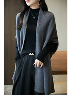 Cardigan femme col V – Coupe ample et manches mi-longues