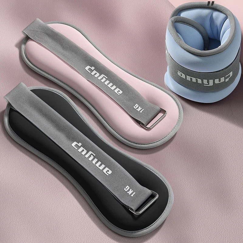 Poids de Cheville et Poignet Réglables – Yoga Running Fitness Sable de Fer