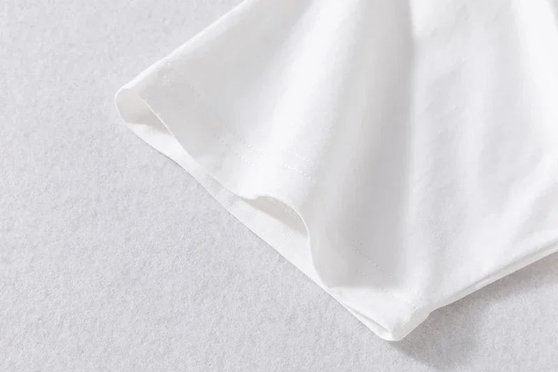 T-shirt imprimé unisexe Y2K – 100 % coton streetwear