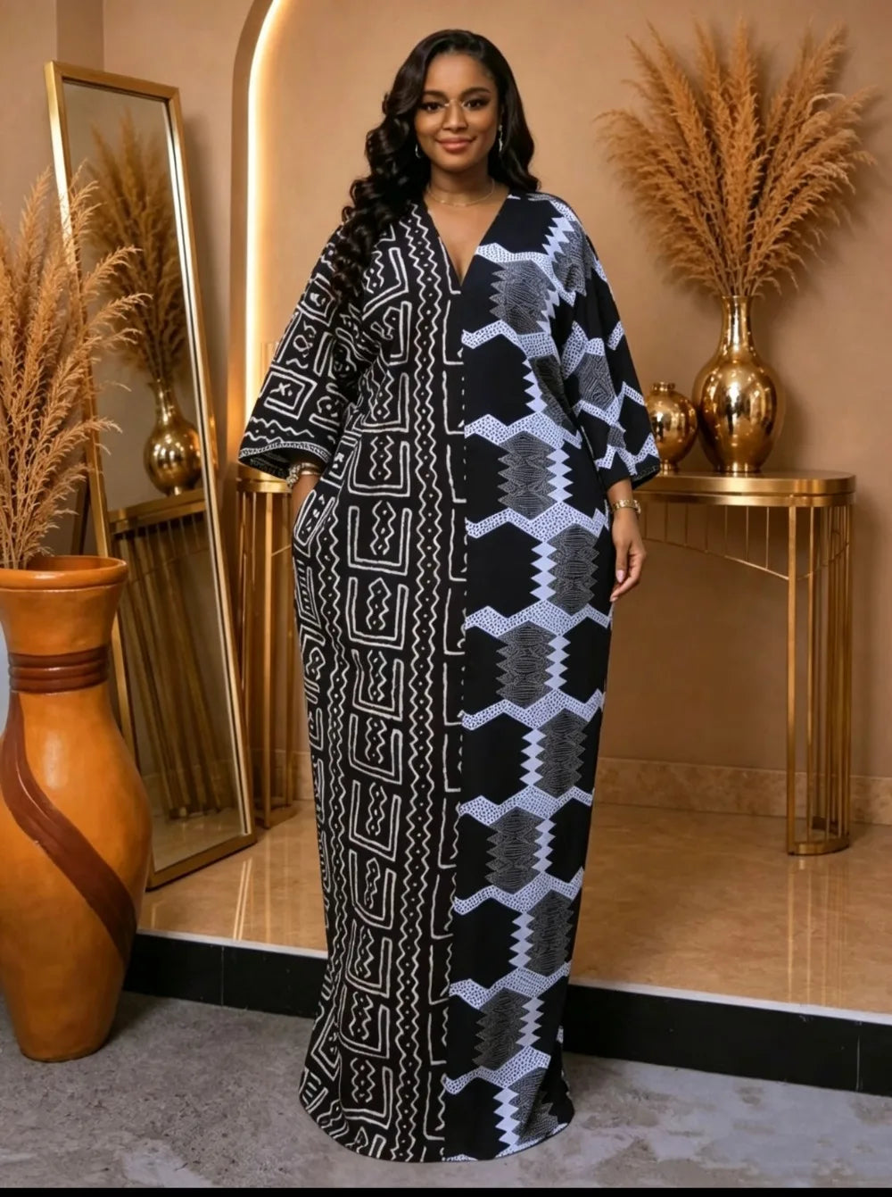 Elegant African Dresses for Women Abayas Boubou Robe Traditional Africa Loose Gown Plus Size Evening Party Long Dress Outfits