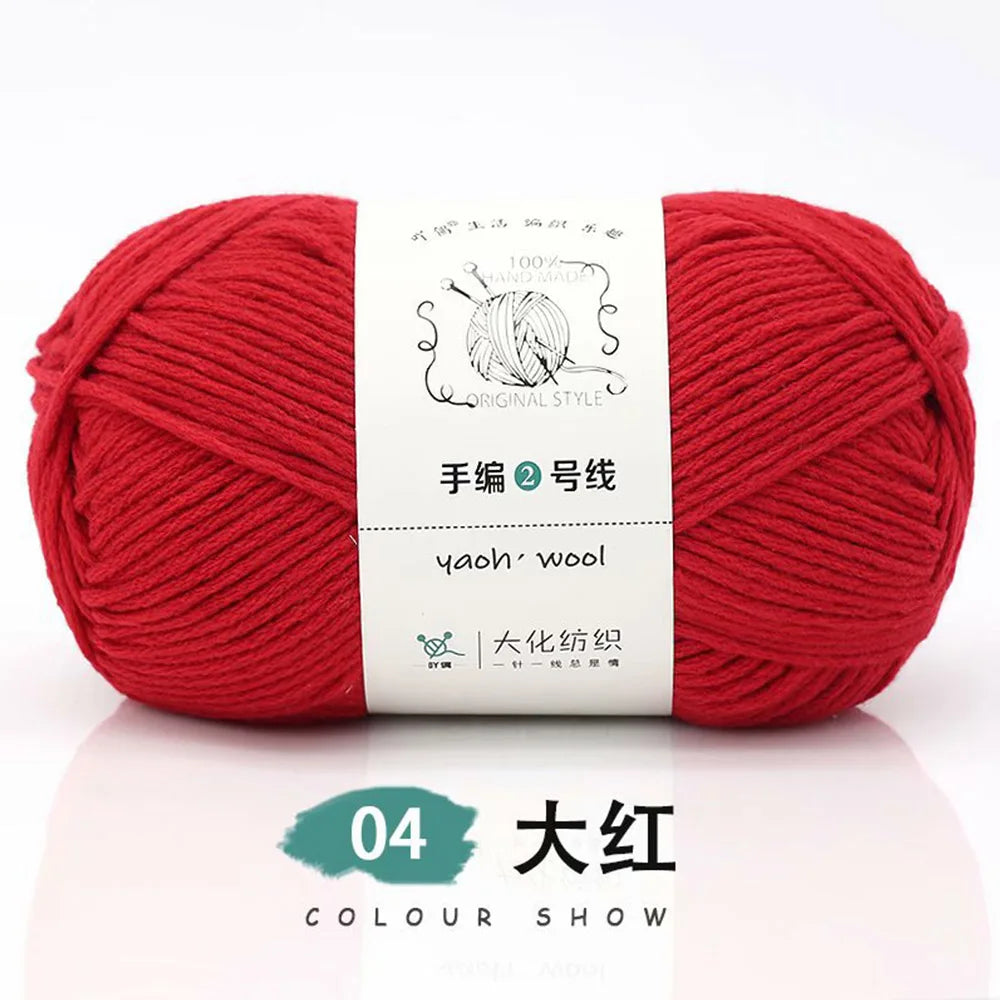 Pelote de laine soie et coton — Tricot, Crochet, Écharpe, Pull (100g)