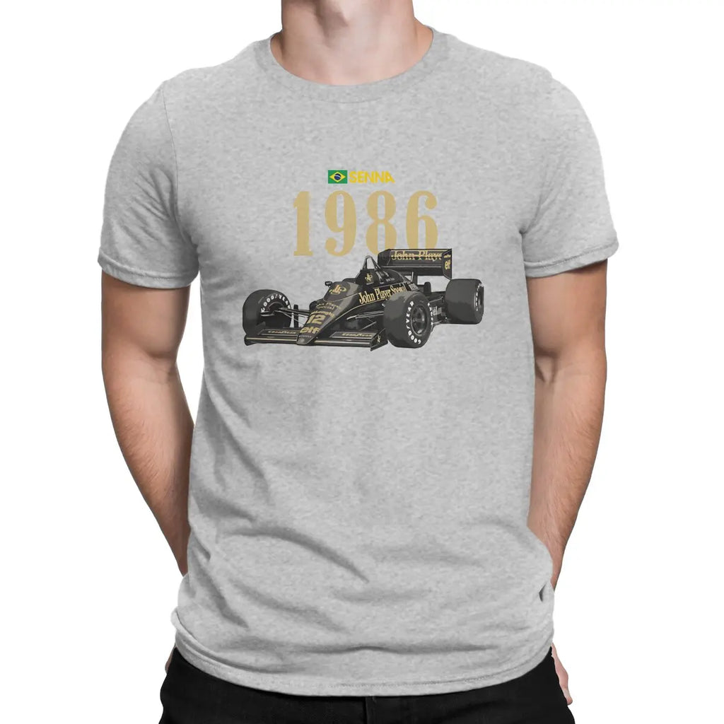 T-shirt Ayrton Senna homme – Streetwear motorsport en coton