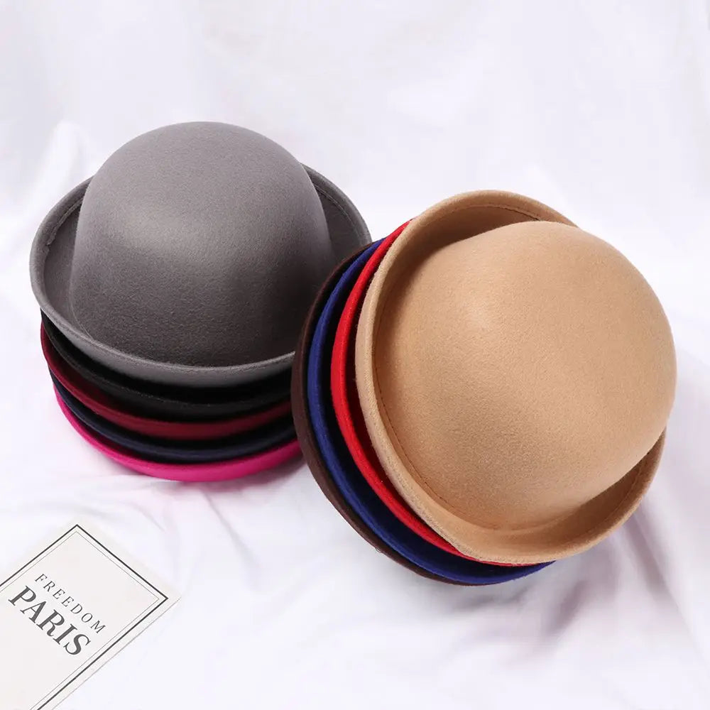 Fashion Vintage Not Deformed Beanie Cap Fedora Beret Floppy Bowler Felt Hat