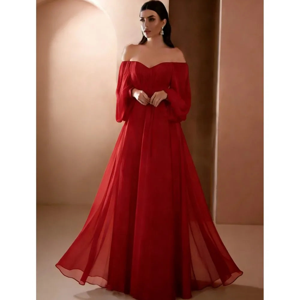 Robe femme A-line mi-longue – Coupe ajustée
