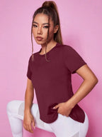 T-shirt de sport femme – Coupe ample et dos en mesh