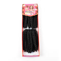 Hot Selling Crochet Hair Curly 8" Havana Curl Synthetic Braids Tangle Free Crochet Braiding Hair Extensions for Woman Ladies