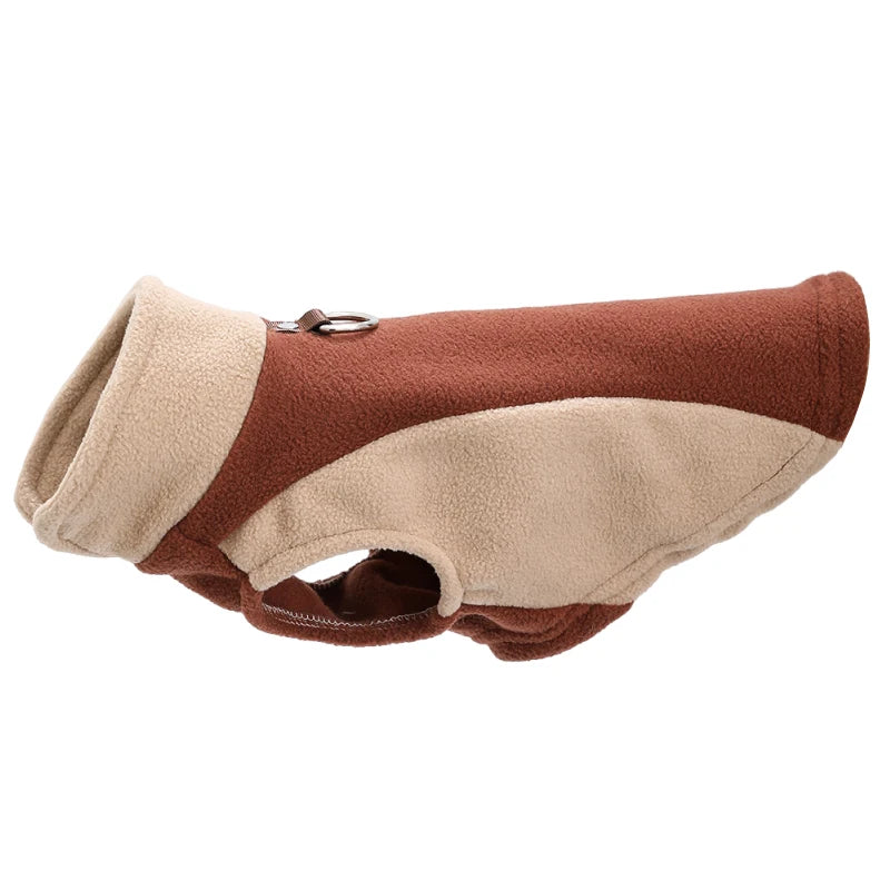 Veste Polaire Chien Chat – Manteau Chaud Chihuahua Bouledogue Carlin XS-XL