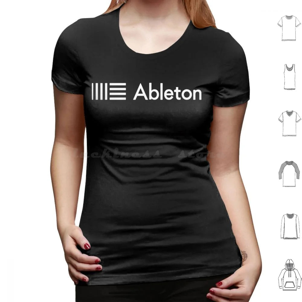 Ableton Live Logo Essential T Shirt Cotton Men Women DIY Print Ableton Live Logo Essential