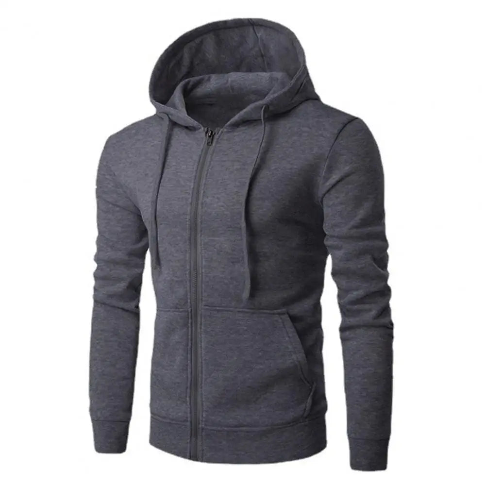 Sweat à Capuche Zippé Slim Homme