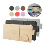 Organisateur de pare-soleil voiture – Poches et rangement zippé