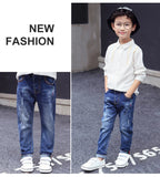 IENENS Kids Boys Clothes Jeans Pants Children Wears Denim Clothing
