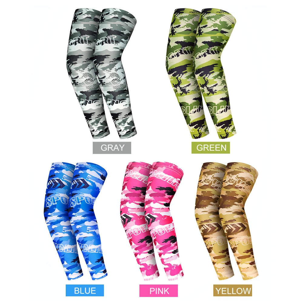 Manchons de Compression Sport UPF50+ – Protection UV Basketball Cyclisme