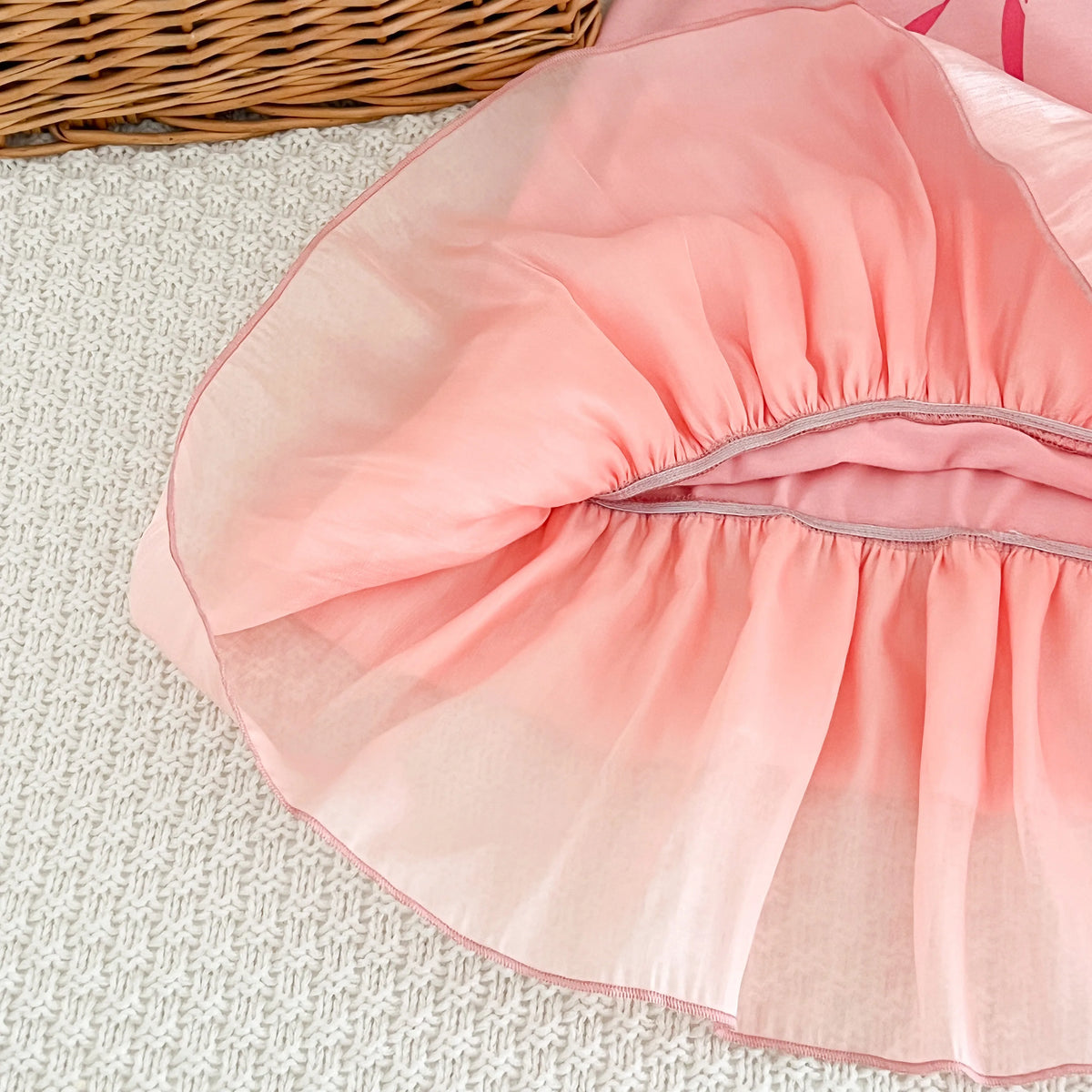 Kids Dresses for Girls Summer Casual Bow Print Vest Skirt  Children's Clothes Girl Clothes