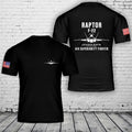 F-22 Raptor fighter plane graphic unisex military enthusiast shirt high quality 100%cotton New O-neck Men Short Sleeve Tshirt