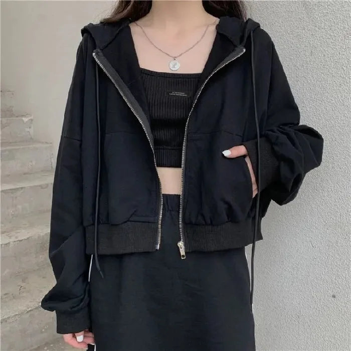 Hoodie femme uni – Coupe régulière et capuche